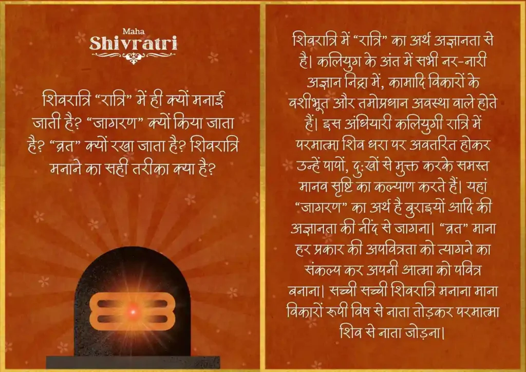 truegyantree maha shiv ratri spiritual meaning by brahma kumaris